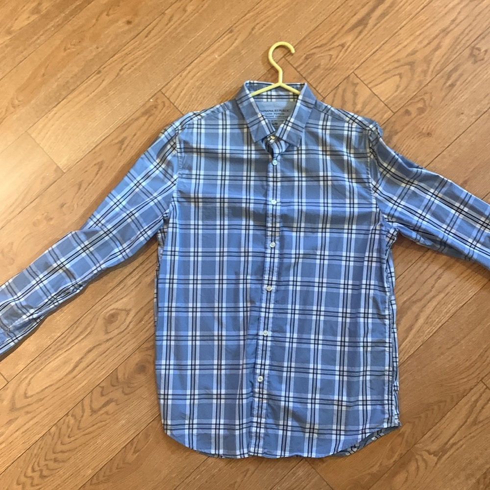 banana republic luxury dress shirt large new